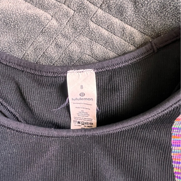 Lululemon Love Revealed Bra Black / Rainbow - Picture 9 of 9